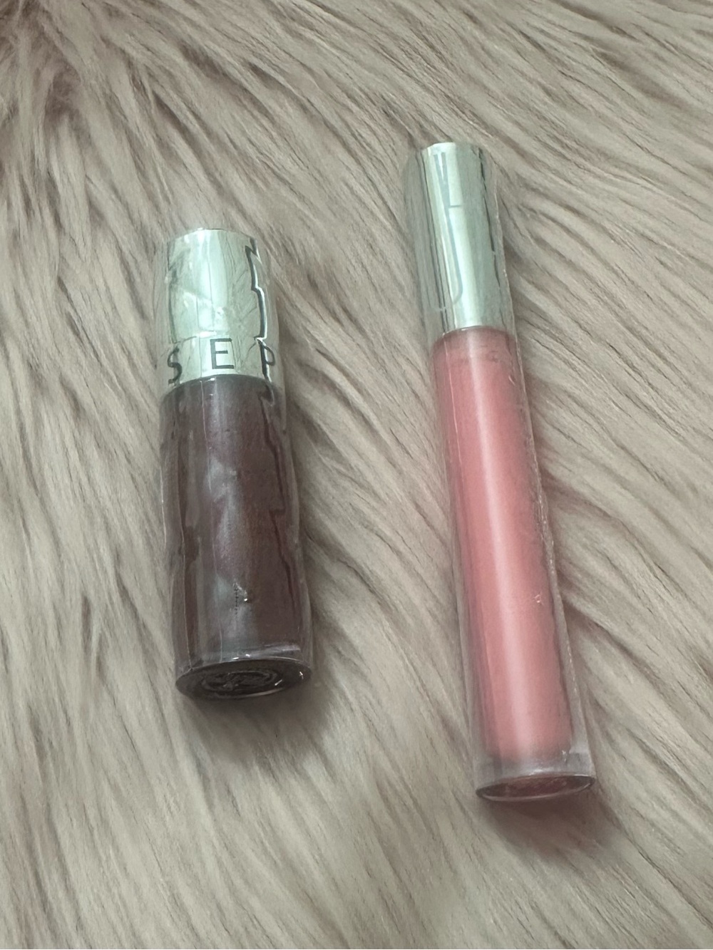 Sephora Pink Lip Gloss & Berry Lipgloss Duo